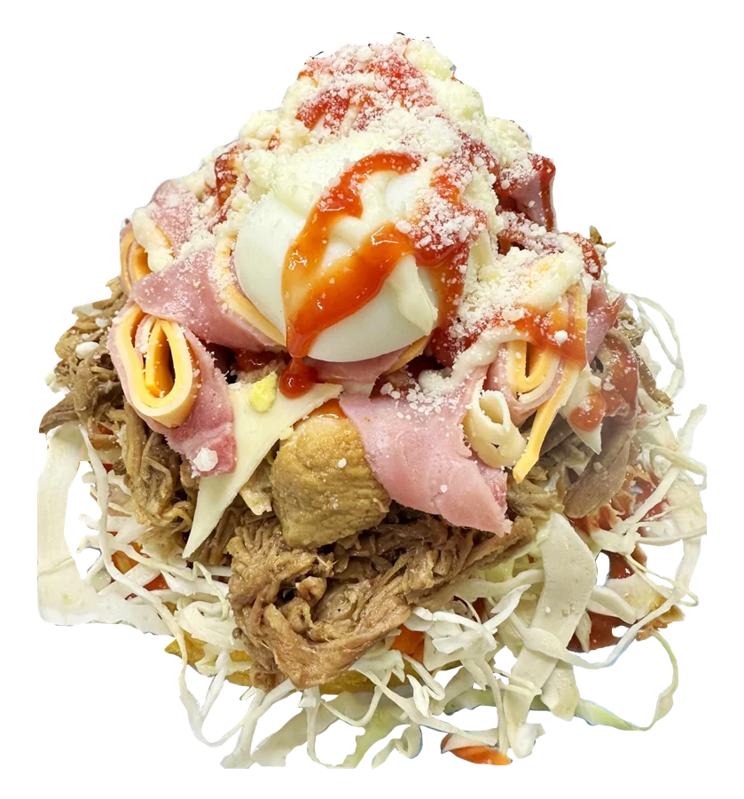 Arepa Cabimera de Pernil